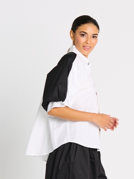 Ballon Sleeve Shirt by Planet by Lauren G