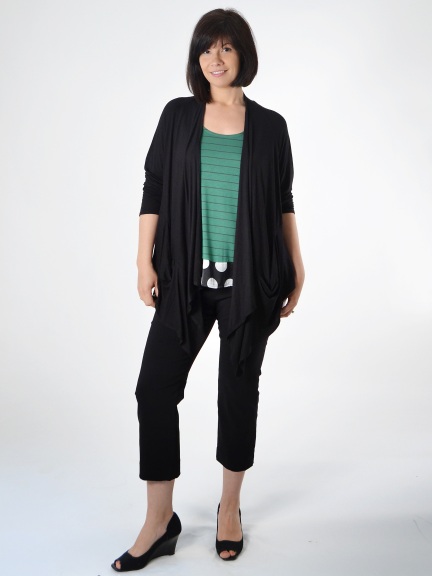 black knit jacket womens