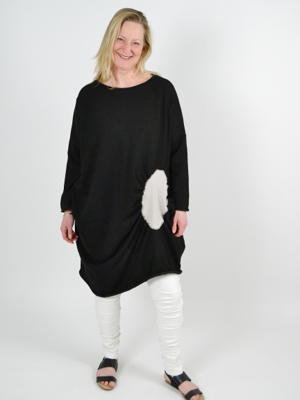 Black Pearl Dress by Knit Knit