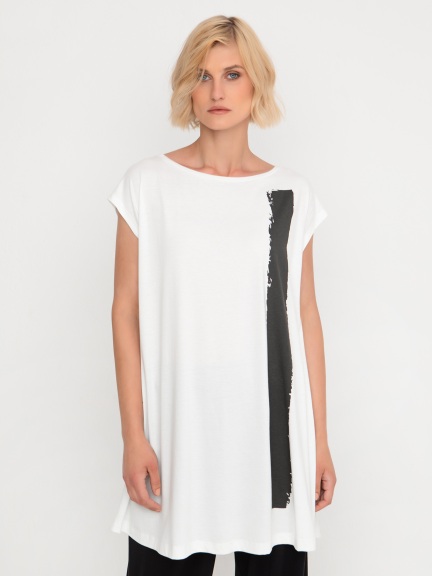 Ozai N Ku Clothing - Pull Over Tee, Lines