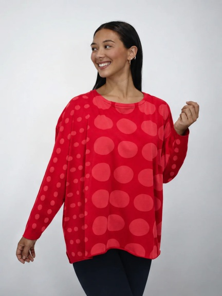 Boxy Tee with Dots by Planet by Lauren G