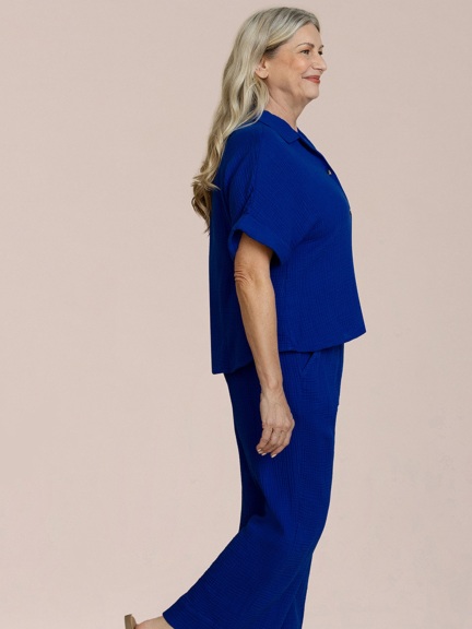 Breeze Half Sleeve Bolero Shirt by Sympli