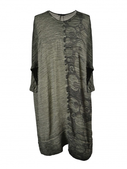 Bubble Print Crinkle Tunic by Grizas