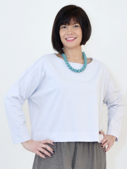 Button Back Shirt by PacifiCotton