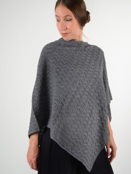 Cable Topper by Kinross Cashmere