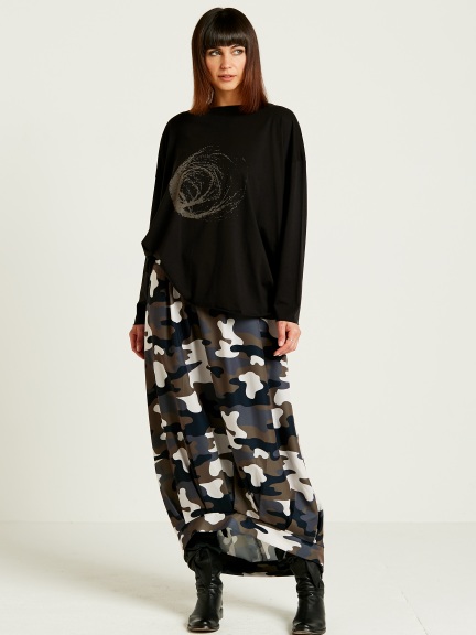 Camo Tulip Skirt by Planet