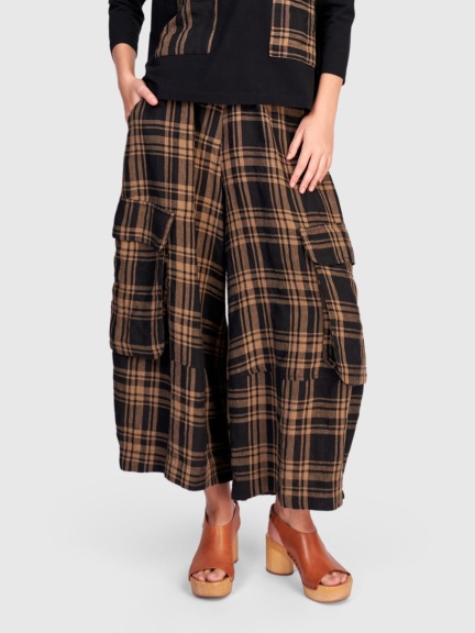 Check Cargo Pant by Alembika