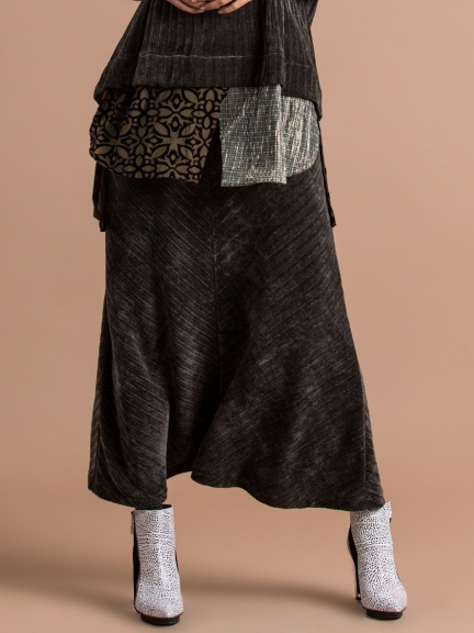 Chenille Chevron Skirt by Alembika