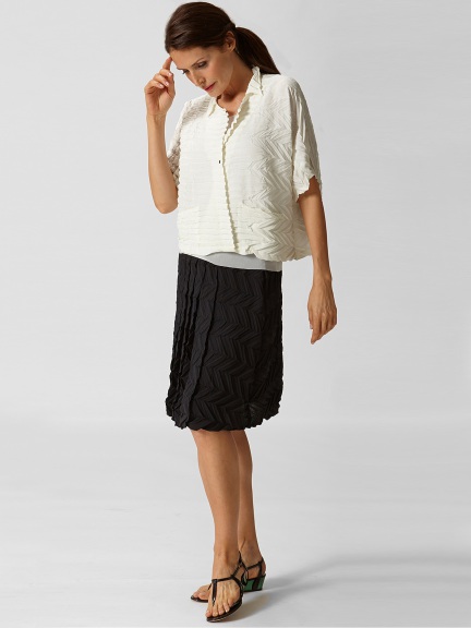Chevron Combo Skirt by Babette