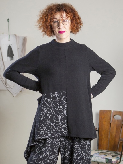 Circle Panel Pullover by Chiara Cocol