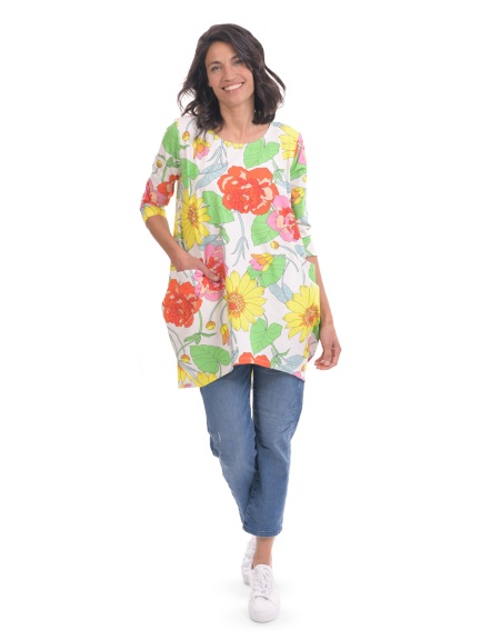 Cocoon Tunic Top by Alembika