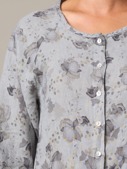 Collarless Shirt by Cut Loose