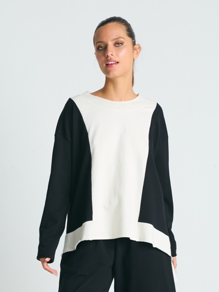 Color Block Sweatshirt by Planet by Lauren G