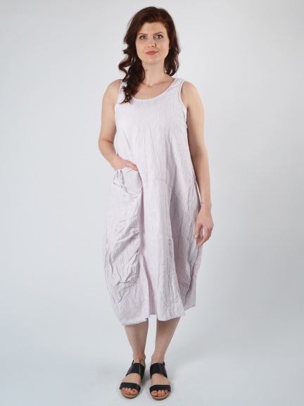 chinese dress ladies Plum Linen-Blend Drop Waist Cora Midi Dress main image 0