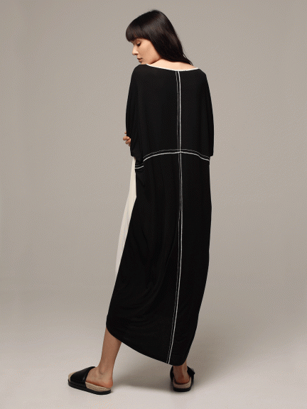 Ozai N Ku Geode Dress, Pavone