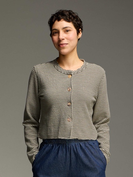 Crop Asym Cardi by Cut Loose