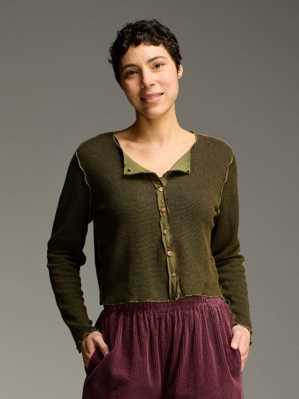 Crop Cardigan by Cut Loose