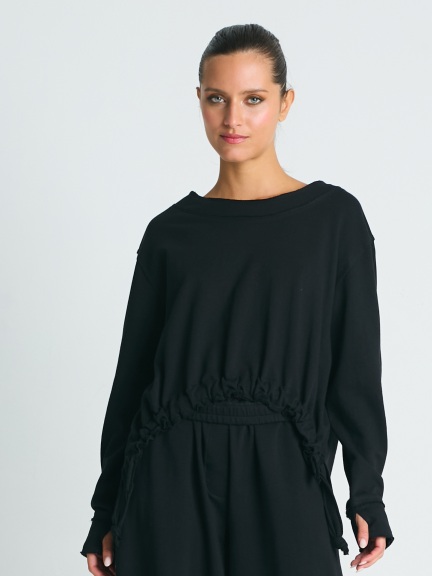 Crop Drawstring Top by Planet by Lauren G