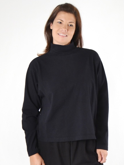 Crop Mock Shirt by PacifiCotton