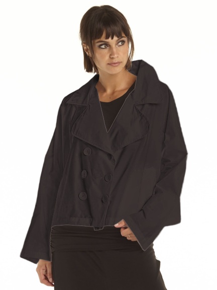 Crop Pea Jacket by Planet by Lauren G