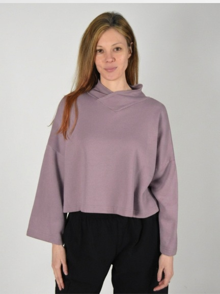 Crop V-Neck Shirt by Bryn Walker