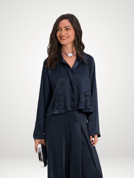 Cropped Swing Jacket by Planet by Lauren G