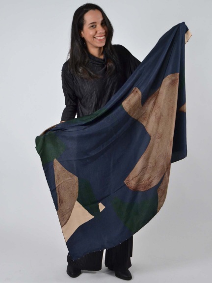 Dante Abstract Print Scarf by Amet & Ladoue