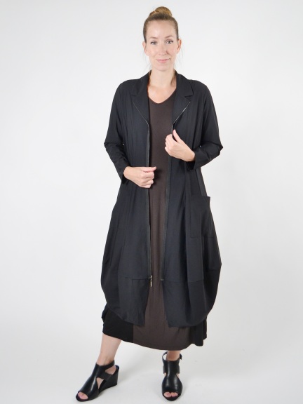 Debra Zipper Midi Dress by Jason