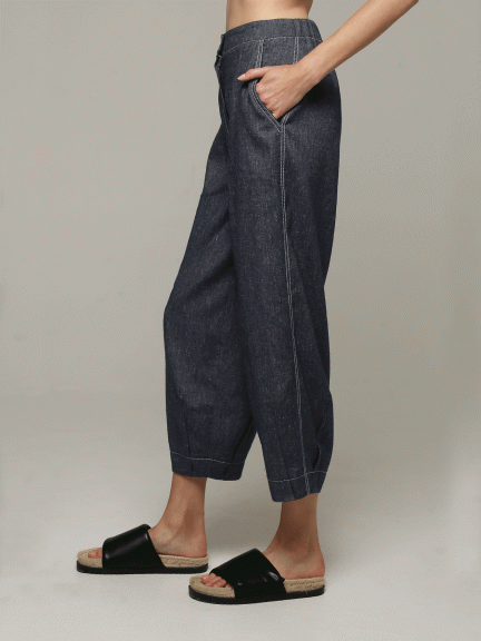 Denim Blue Trousers by Ozai N Ku
