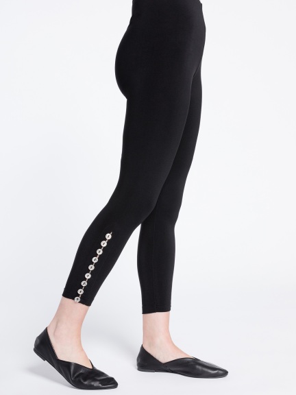 Diva Leggings, Metal Buttons by Sympli
