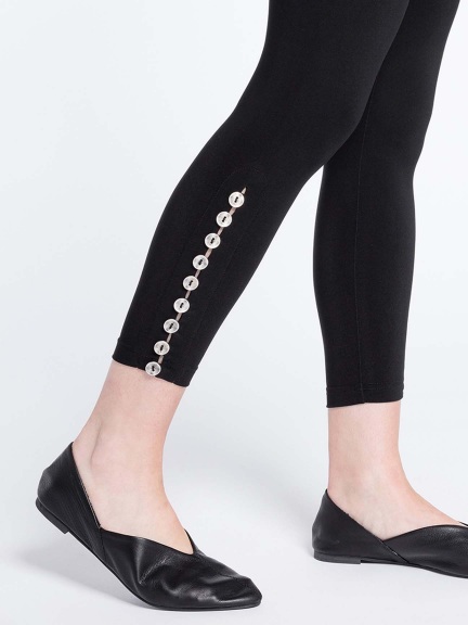 Diva Leggings, Metal Buttons by Sympli
