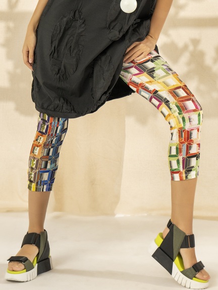 Donnadina Zip Leggin Coffee Bean