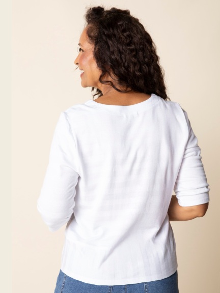 Elbow Sleeve Top by Habitat