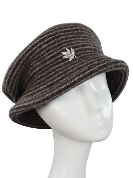 Esposito Brown Hat by Dupatta Designs