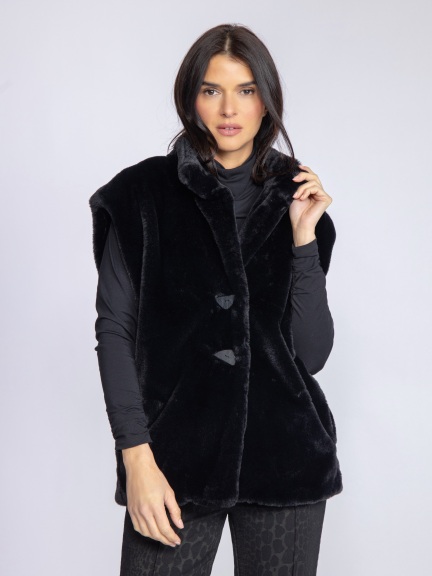 Faux Fur Stellar Vest by Olivia by Habitat