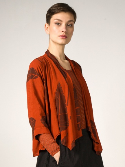 Feather Cardigan by Grizas at Hello Boutique