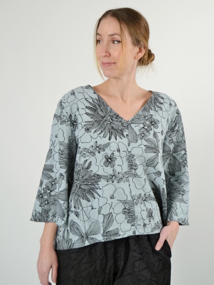 Floral Print Lily Shirt by Bryn Walker