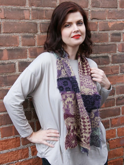 Floral Wool Scarf by Butapana