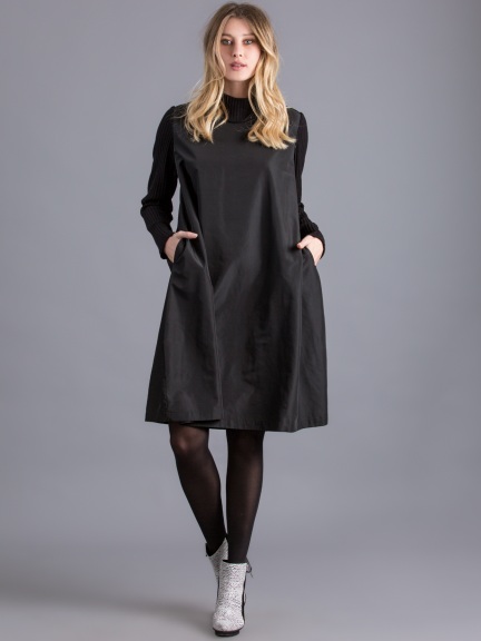 Funnel Neck Dress by Alembika at Hello Boutique