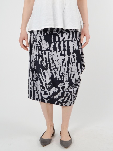 Garbo Print Skirt by Porto