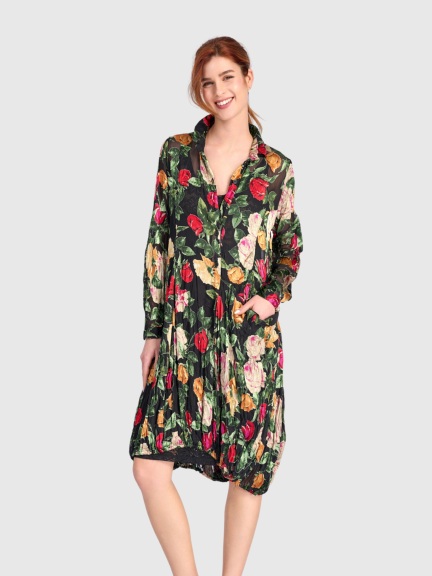 Garden Crinkled Dress by Alembika