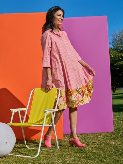Garden Shirt Dress by Alembika