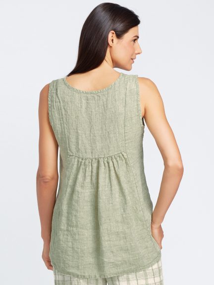 Gathered Back Tank by Flax