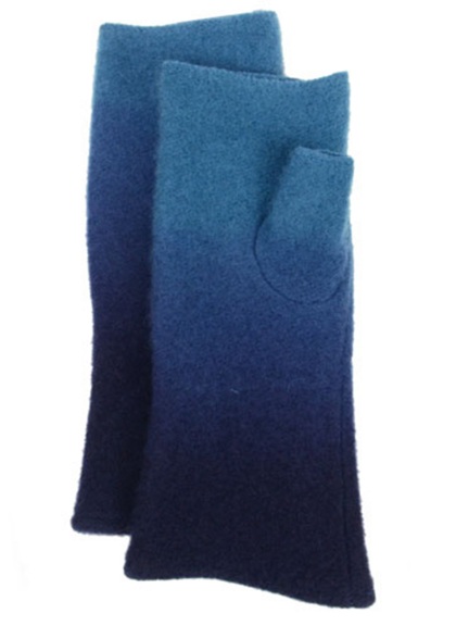 Gayle Blue Ombre Gloves by Dupatta Designs