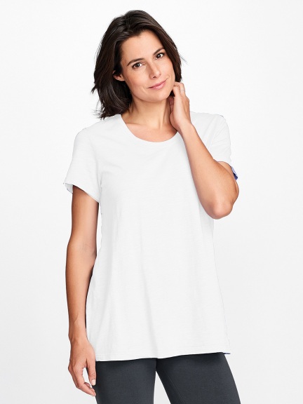 white tunic tee shirt