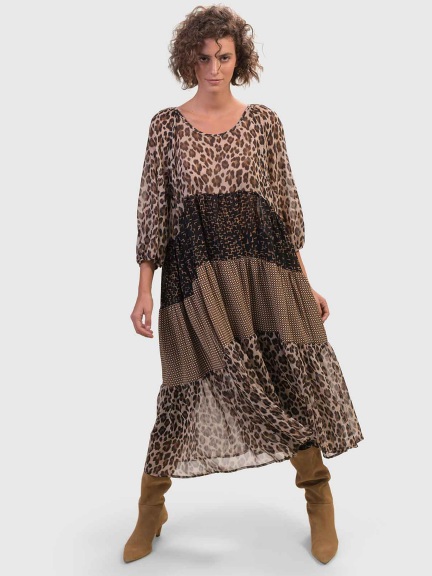 chinese dress ladies White Feather Maxi Dress | Reversible Beach Dress main image 0
