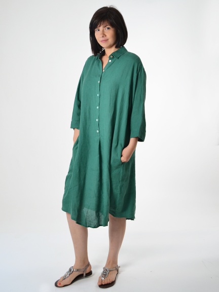 Green Shirtdress by Alembika at Hello Boutique