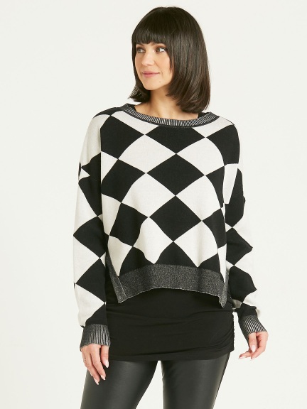 Harlequin Sweater by Planet by Lauren G