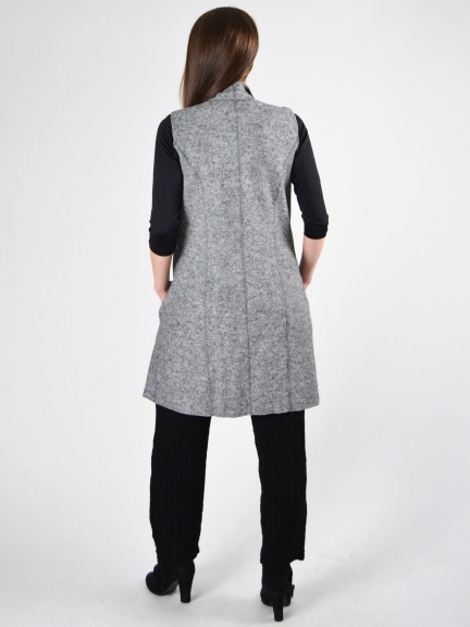 Heathered Vest w/Pin by Q'neel