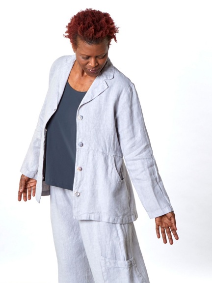 Heavy Linen Orly Jacket by Bryn Walker